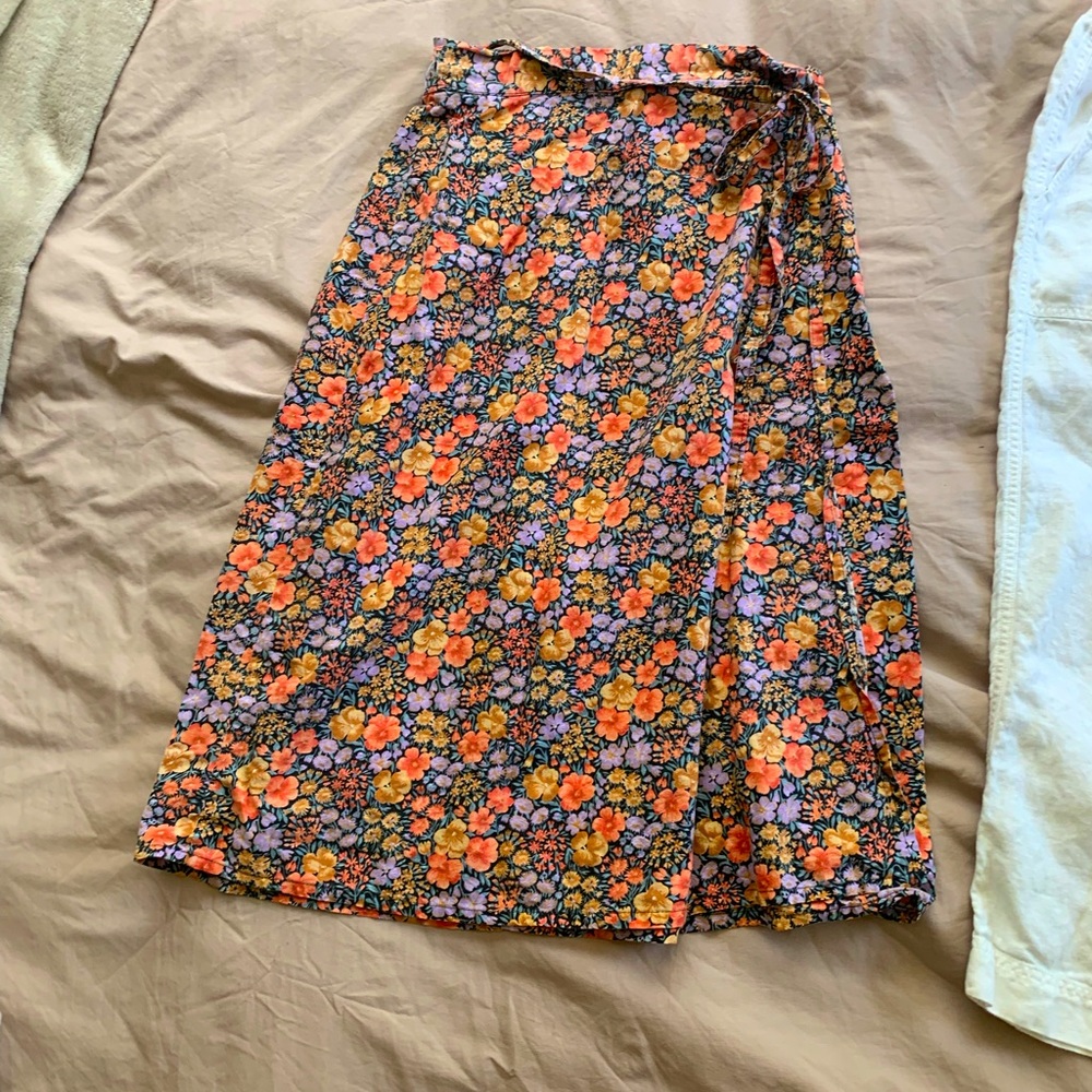 True Wrap midi skirt — Homemade & Vintage!